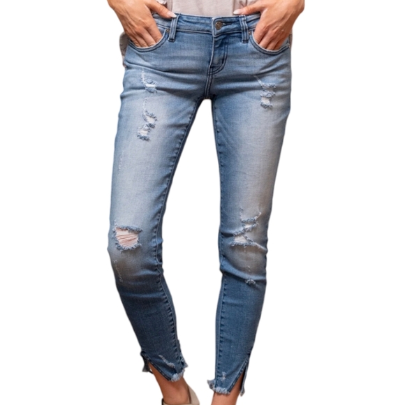 KanCan Skinny Distressed Jeans sz 5/26 - Picture 2 of 4